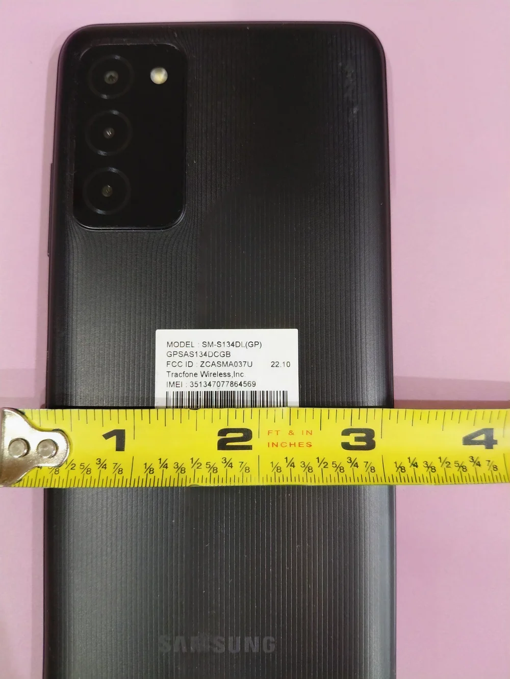 Samsung A03 Smartphone Used In Black Strighttalk Sim Needed Locked Carrier.